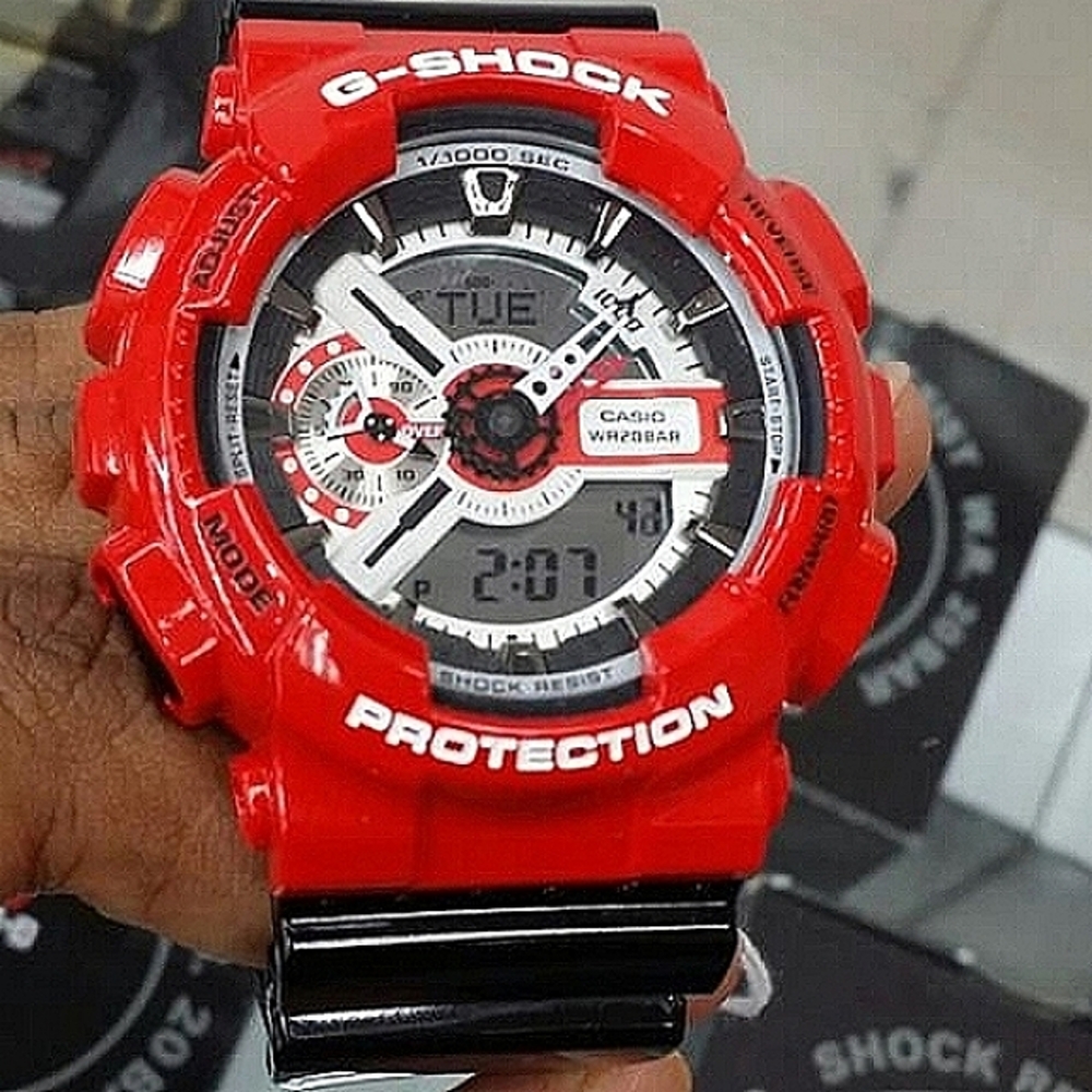 Casio G-Shock Red Santa & Premium Black G-Shock